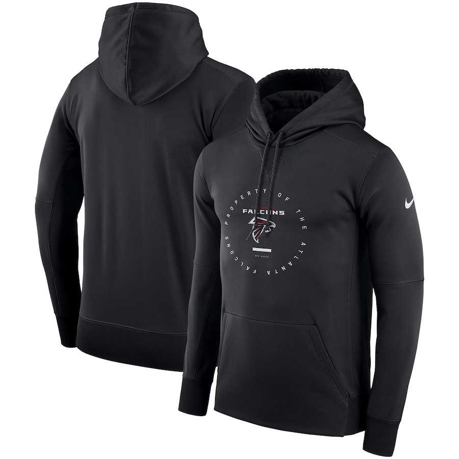 Men's Atlanta Falcons Nike Sideline Property Of Wordmark Logo Performance Pullover Hoodie Black,We sell and wholesale Men's Atlanta Falcons Nike Sideline Property Of Wordmark Logo Performance Pullover Hoodie Black on line form chian!